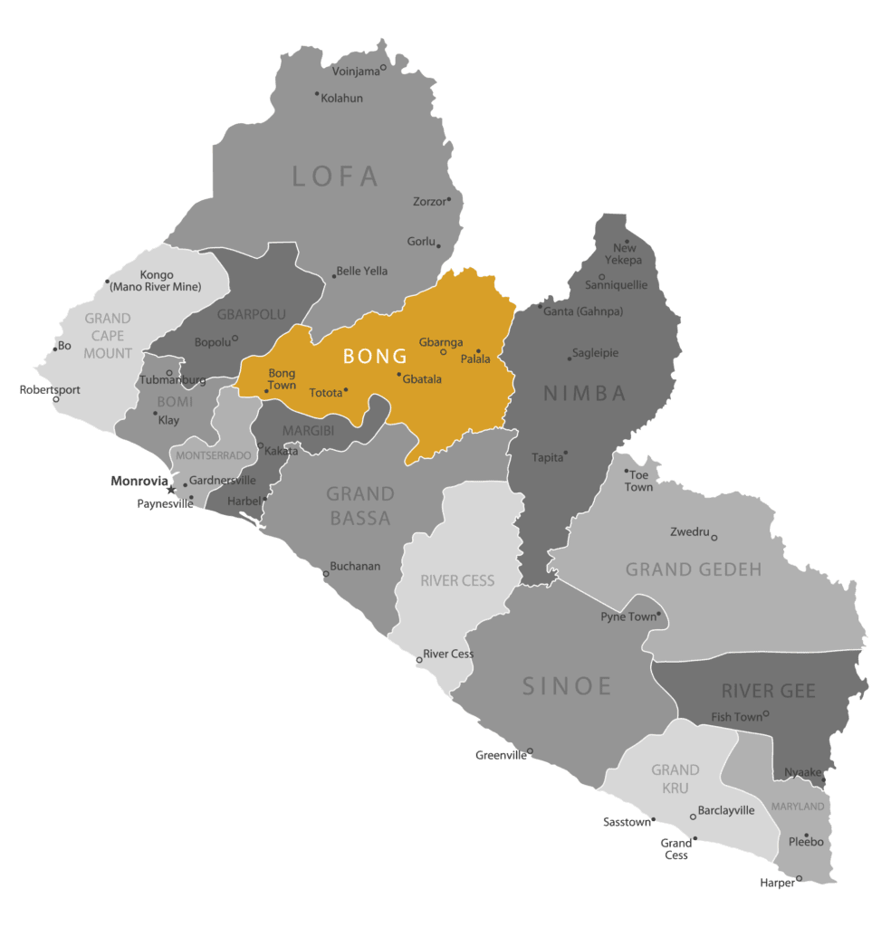 Liberia Mini Map